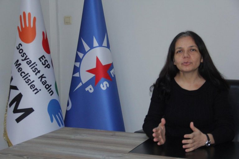 ESP Eş Genel Başkanı ile SKM üyeleri gözaltına alındı ESP Eş Genel Başkanı ile SKM üyeleri gözaltına alındı