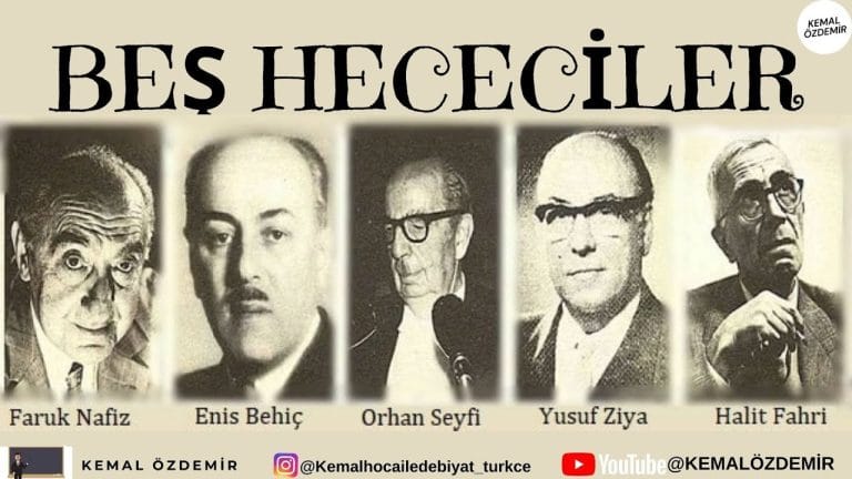 Beş Hececiler olarak anılan Şair grubunun adındaki 5 hangisini ifade eder